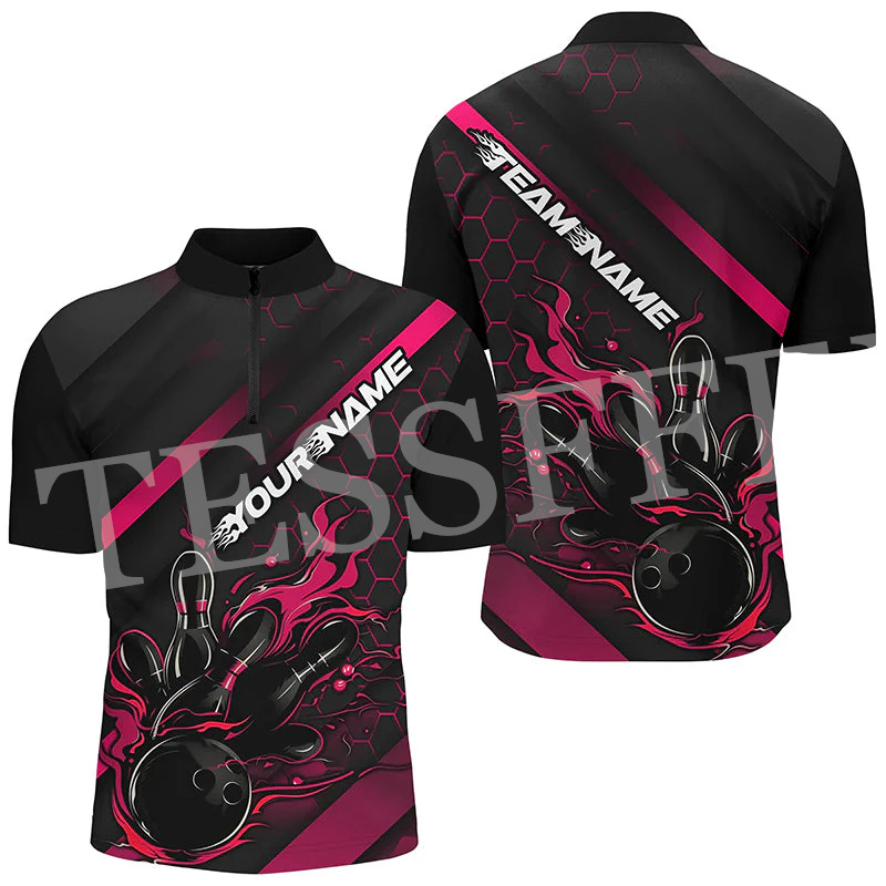 Custom Name Strike Bowling Fla - Short Sleeve Bowling Shirt Retro บทวิจารณ์และราคา