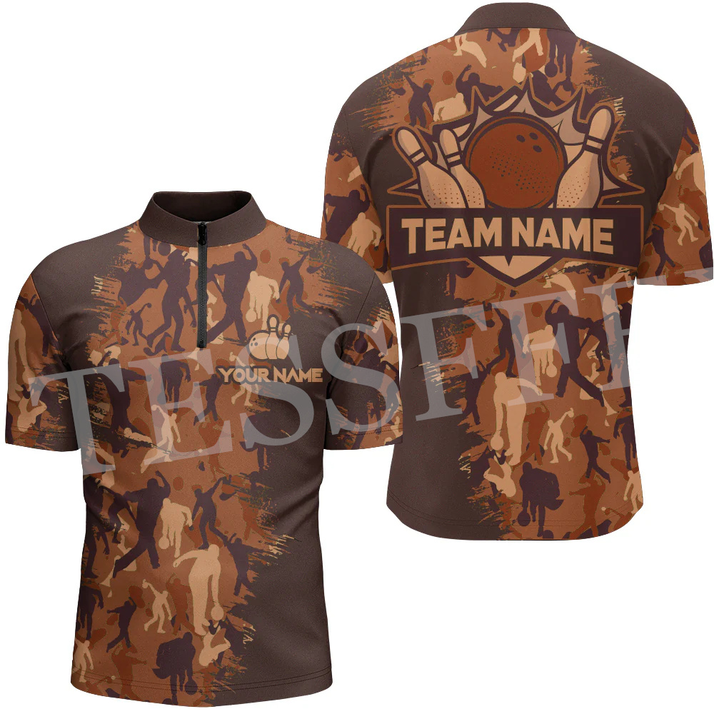 Custom Name Strike Bowling Fla - Short Sleeve Bowling Shirt Retro บทวิจารณ์และราคา