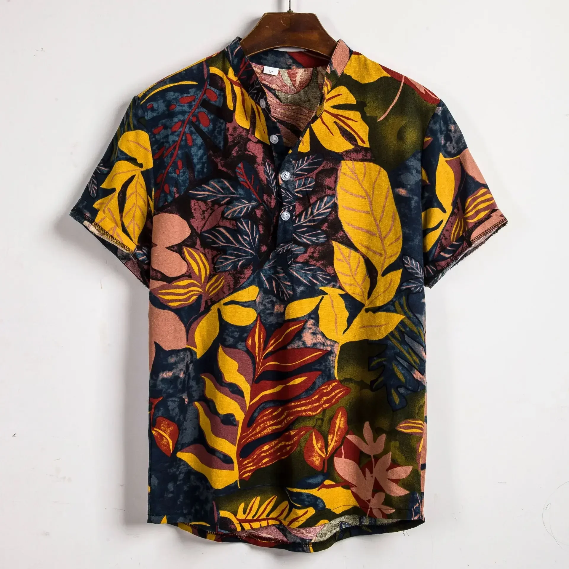 เสื้อเชิ้ตลายดอกฮาวายสำหรับผู้ - Vintage Hawaiian Floral Shirt บทวิจารณ์และราคา
