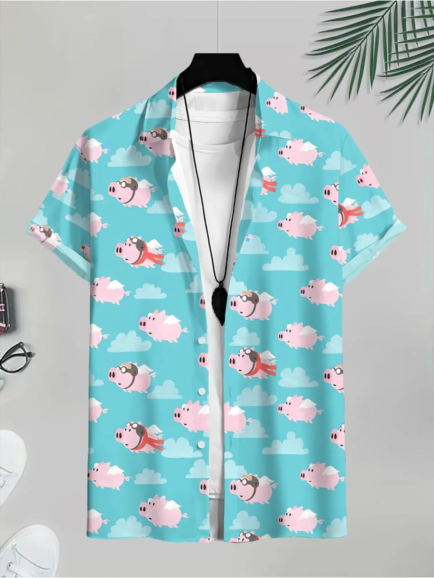 เสื้อฮาวายพิมพ์ลายสักแบบดั้งเด - Vintage Hawaiian Floral Shirt บทวิจารณ์และราคา