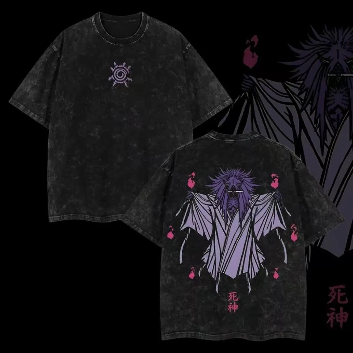 เสื้อยืดชินิกามิ นารูโตะ ลายตร - Acid Wash Vintage Graphic T Shirt บทวิจารณ์และราคา