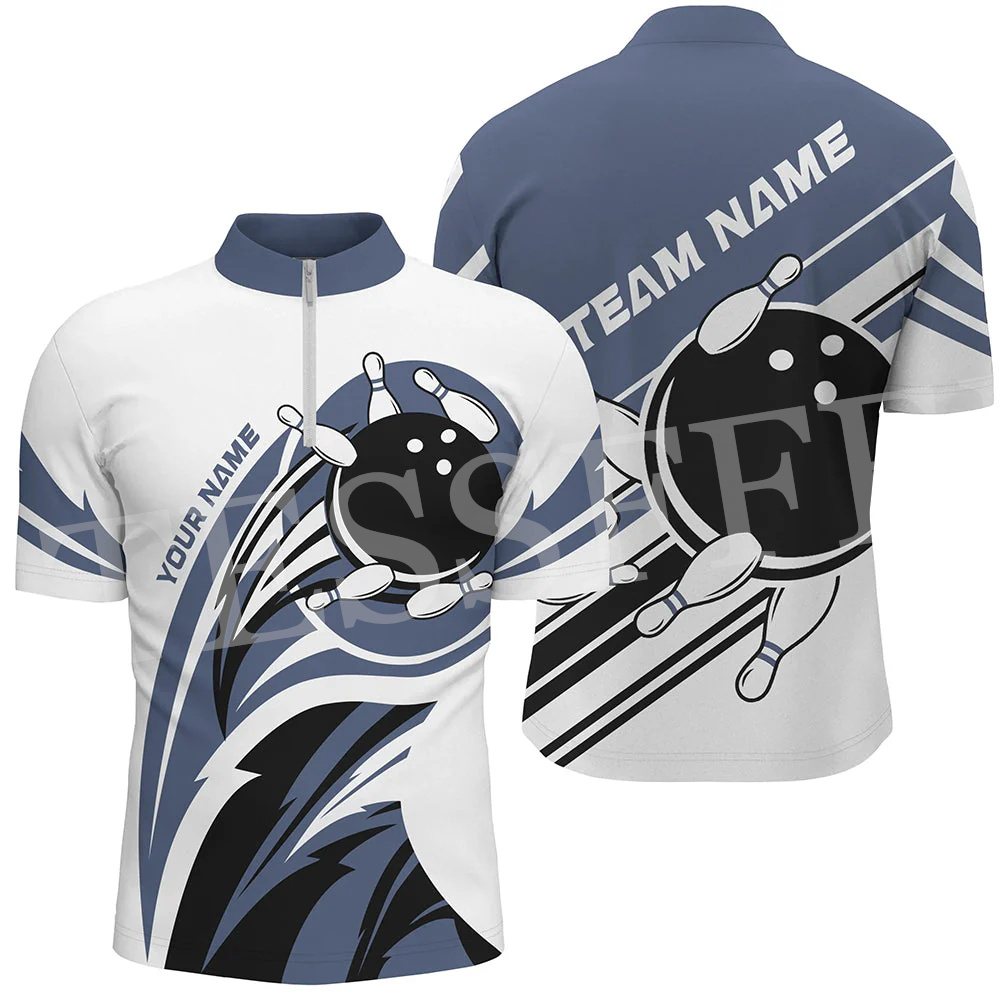 เสื้อโปโลแขนสั้นพิมพ์ลายสำหรับ - Short Sleeve Bowling Shirt Retro บทวิจารณ์และราคา